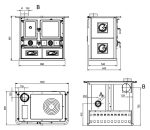 ŠTEDILNIK NA DRVA - NORDICA ROSA SX REVERSE.16 - slika 6