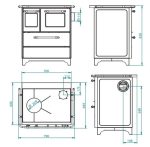 Štedilnik na drva - ROYAL BETTY 3,5 5 kW - slika 4