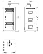 Peč na drva - ROYAL STUBA 7,1 kW - slika 5
