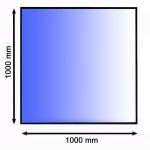 Kvadratna podložna plošča 1000 x 1000 mm