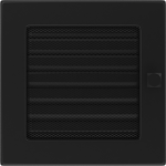 Zračnik ČRNI za kamin z regulacijo 170 X 170 mm - slika 3