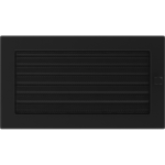 Zračnik ČRNI za kamin z regulacijo 170 X 300 mm - slika 3