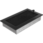 Zračnik ČRNI za kamin z regulacijo 170 X 300 mm - slika 2