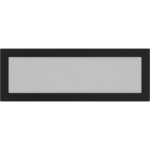Zračnik ČRNI za kamin brez regulacije 170 X 490 mm
