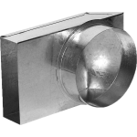 Zračni R KOS FI 100 – KOTNI – pocinkana pločevina