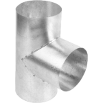 Zračni T KOS FI 100 mm – pocinkana pločevina