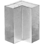 Zračni kanal - koleno vertikalno 90°  - pocinkana pločevina